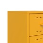 Mesitas de noche 2 uds acero amarillo mostaza 36x39x43,5 cm de , Mesitas de noche - Ref: Foro24-846633, Precio: 99,14 €, Desc...