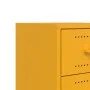 Mesitas de noche 2 uds acero amarillo mostaza 36x39x43,5 cm by , Nightstands - Ref: Foro24-846633, Price: 98,19 €, Discount: %