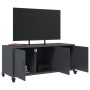 TV-Möbel aus anthrazitgrauem Stahl, 100,5x39x43,5 cm. von , TV-Möbel - Ref: Foro24-846646, Preis: 98,47 €, Rabatt: %