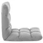Gray microfiber folding floor lounger by vidaXL, Daybeds - Ref: Foro24-325254, Price: 79,94 €, Discount: %