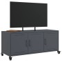TV-Möbel aus anthrazitgrauem Stahl, 100,5x39x43,5 cm. von , TV-Möbel - Ref: Foro24-846646, Preis: 98,47 €, Rabatt: %