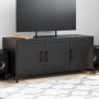 Mueble para TV acero negro 100,5x39x43,5 cm de , Muebles TV - Ref: Foro24-846644, Precio: 104,36 €, Descuento: %