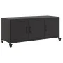 Fernsehmöbel aus schwarzem Stahl 100,5x39x43,5 cm von , TV-Möbel - Ref: Foro24-846644, Preis: 103,77 €, Rabatt: %