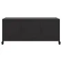 Fernsehmöbel aus schwarzem Stahl 100,5x39x43,5 cm von , TV-Möbel - Ref: Foro24-846644, Preis: 103,77 €, Rabatt: %