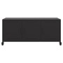 Mueble para TV acero negro 100,5x39x43,5 cm de , Muebles TV - Ref: Foro24-846644, Precio: 104,36 €, Descuento: %