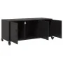 Mueble para TV acero negro 100,5x39x43,5 cm by , TV Furniture - Ref: Foro24-846644, Price: 103,77 €, Discount: %
