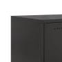 Fernsehmöbel aus schwarzem Stahl 100,5x39x43,5 cm von , TV-Möbel - Ref: Foro24-846644, Preis: 103,77 €, Rabatt: %