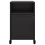 Mesitas de noche 2 unidades acero negra 36x39x59 cm by , Nightstands - Ref: Foro24-846717, Price: 79,39 €, Discount: %