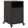 Mesitas de noche 2 unidades acero negra 36x39x59 cm by , Nightstands - Ref: Foro24-846717, Price: 78,64 €, Discount: %