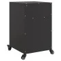 Mesitas de noche 2 unidades acero negra 36x39x59 cm by , Nightstands - Ref: Foro24-846717, Price: 78,64 €, Discount: %