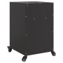 Nachttische, 2 Stück, schwarz, aus Stahl, 36x39x59 cm. von , Nachttische - Ref: Foro24-846717, Preis: 79,39 €, Rabatt: %