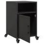 Mesitas de noche 2 unidades acero negra 36x39x59 cm by , Nightstands - Ref: Foro24-846717, Price: 78,64 €, Discount: %