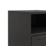 Nachttische, 2 Stück, schwarz, aus Stahl, 36x39x59 cm. von , Nachttische - Ref: Foro24-846717, Preis: 79,39 €, Rabatt: %