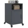 Mesita de noche acero gris antracita 36x39x59 cm de , Mesitas de noche - Ref: Foro24-846720, Precio: 47,04 €, Descuento: %