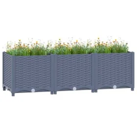 Polypropylene flower bed 120x40x38 cm by vidaXL, Pots and planters - Ref: Foro24-310403, Price: 55,32 €, Discount: %