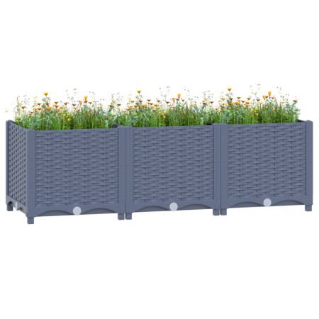 Polypropylene flower bed 120x40x38 cm by vidaXL, Pots and planters - Ref: Foro24-310403, Price: 56,16 €, Discount: %