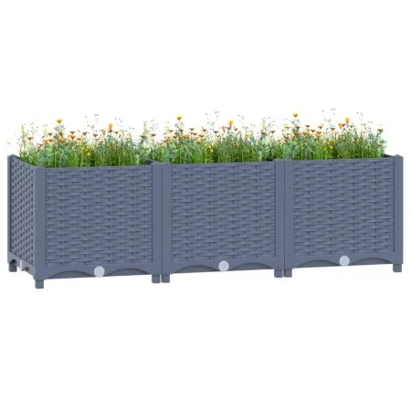 Polypropylene flower bed 120x40x38 cm by vidaXL, Pots and planters - Ref: Foro24-310403, Price: 55,32 €, Discount: %