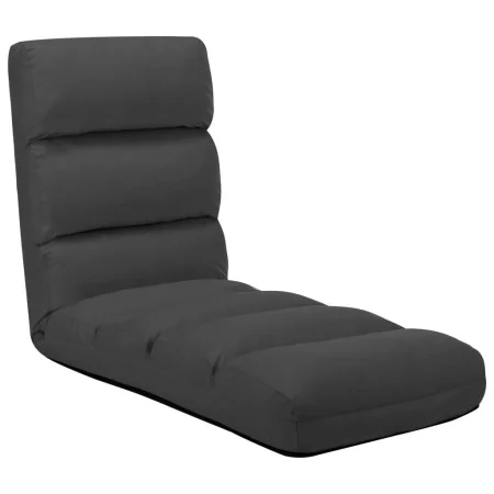 Tumbona de suelo plegable de cuero sintético gris antracita von vidaXL, Tagesbetten - Ref: Foro24-325248, Preis: 163,85 €, Ra...