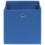 Aufbewahrungsboxen 10 Stück blauer Vliesstoff 28x28x28 cm von vidaXL, Aufbewahrungskörbe - Ref: Foro24-325197, Preis: 42,29 €...