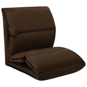 Brown microfiber folding floor lounger by vidaXL, Daybeds - Ref: Foro24-325258, Price: 94,95 €, Discount: %