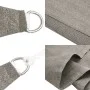 Toldo de vela rectangular HDPE gris claro 160 g/m² 2,5x3,5 m by , Umbrellas - Ref: Foro24-4001980, Price: 27,26 €, Discount: %