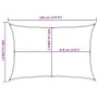 Toldo de vela rectangular HDPE gris claro 160 g/m² 2,5x3,5 m by , Umbrellas - Ref: Foro24-4001980, Price: 27,26 €, Discount: %