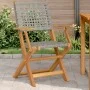 Sillas de jardín 2 uds madera maciza de acacia ratán PE gris by , Garden chairs - Ref: Foro24-367664, Price: 135,50 €, Discou...