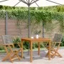 Sillas de jardín 2 uds madera maciza de acacia ratán PE gris by , Garden chairs - Ref: Foro24-367664, Price: 135,50 €, Discou...