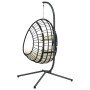 Hängender Eierstuhl mit Rattan- und Stahlgestell in Beige. von , Gartenwippen - Ref: Foro24-4007411, Preis: 304,23 €, Rabatt: %