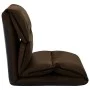 Brown microfiber folding floor lounger by vidaXL, Daybeds - Ref: Foro24-325258, Price: 94,95 €, Discount: %