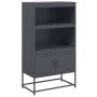 Aparador de acero gris antracita 68,5x38,5x123,5 cm by , Sideboards - Ref: Foro24-846502, Price: 91,84 €, Discount: %