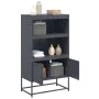 Aparador de acero gris antracita 68,5x38,5x123,5 cm by , Sideboards - Ref: Foro24-846502, Price: 91,84 €, Discount: %