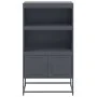 Aparador de acero gris antracita 68,5x38,5x123,5 cm by , Sideboards - Ref: Foro24-846502, Price: 91,84 €, Discount: %