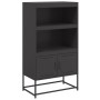 Aparador de acero negro 68,5x38,5x123,5 cm de , Aparadores - Ref: Foro24-846500, Precio: 117,03 €