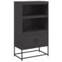 Schwarzer Stahlschrank 68,5x38,5x123,5 cm von , Sideboards - Ref: Foro24-846500, Preis: 115,59 €, Rabatt: %