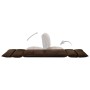 Brown microfiber folding floor lounger by vidaXL, Daybeds - Ref: Foro24-325258, Price: 95,74 €, Discount: %