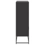 Aparador de acero negro 68,5x38,5x123,5 cm de , Aparadores - Ref: Foro24-846500, Precio: 117,03 €