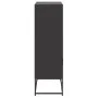 Schwarzer Stahlschrank 68,5x38,5x123,5 cm von , Sideboards - Ref: Foro24-846500, Preis: 115,59 €, Rabatt: %