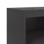 Aparador de acero negro 68,5x38,5x123,5 cm de , Aparadores - Ref: Foro24-846500, Precio: 117,03 €