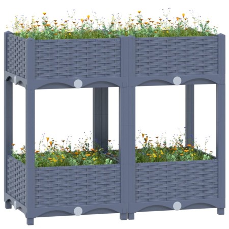 Blumenbeet 80x40x71 cm Polypropylen von vidaXL, Töpfe und Pflanzgefäße - Ref: Foro24-310406, Preis: 68,06 €, Rabatt: %