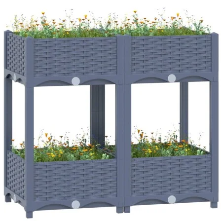 Planter box 80x40x71 cm polypropylene by vidaXL, Pots and planters - Ref: Foro24-310406, Price: 66,91 €, Discount: %