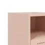 Mesita de noche de acero rosa 36x39x60,5 cm de , Mesitas de noche - Ref: Foro24-846556, Precio: 46,05 €, Descuento: %