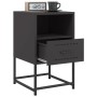 Mesita de noche acero negra 36x39x60,5 cm by , Nightstands - Ref: Foro24-846554, Price: 44,46 €, Discount: %