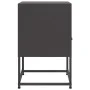 Mesita de noche acero negra 36x39x60,5 cm de , Mesitas de noche - Ref: Foro24-846554, Precio: 43,44 €, Descuento: %