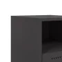Mesita de noche acero negra 36x39x60,5 cm de , Mesitas de noche - Ref: Foro24-846554, Precio: 43,44 €, Descuento: %