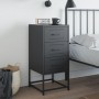 Mesita de noche acero gris antracita 36x39x78 cm de , Mesitas de noche - Ref: Foro24-846582, Precio: 89,89 €, Descuento: %
