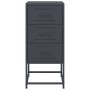 Mesita de noche acero gris antracita 36x39x78 cm de , Mesitas de noche - Ref: Foro24-846582, Precio: 89,89 €, Descuento: %