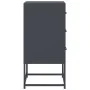 Nachttisch aus anthrazitgrauem Stahl, 36x39x78 cm. von , Nachttische - Ref: Foro24-846582, Preis: 88,78 €, Rabatt: %