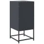 Nachttisch aus anthrazitgrauem Stahl, 36x39x78 cm. von , Nachttische - Ref: Foro24-846582, Preis: 88,78 €, Rabatt: %