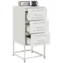 Mesitas de noche 2 unidades acero blanco 36x39x78 cm de , Mesitas de noche - Ref: Foro24-846589, Precio: 119,04 €, Descuento: %